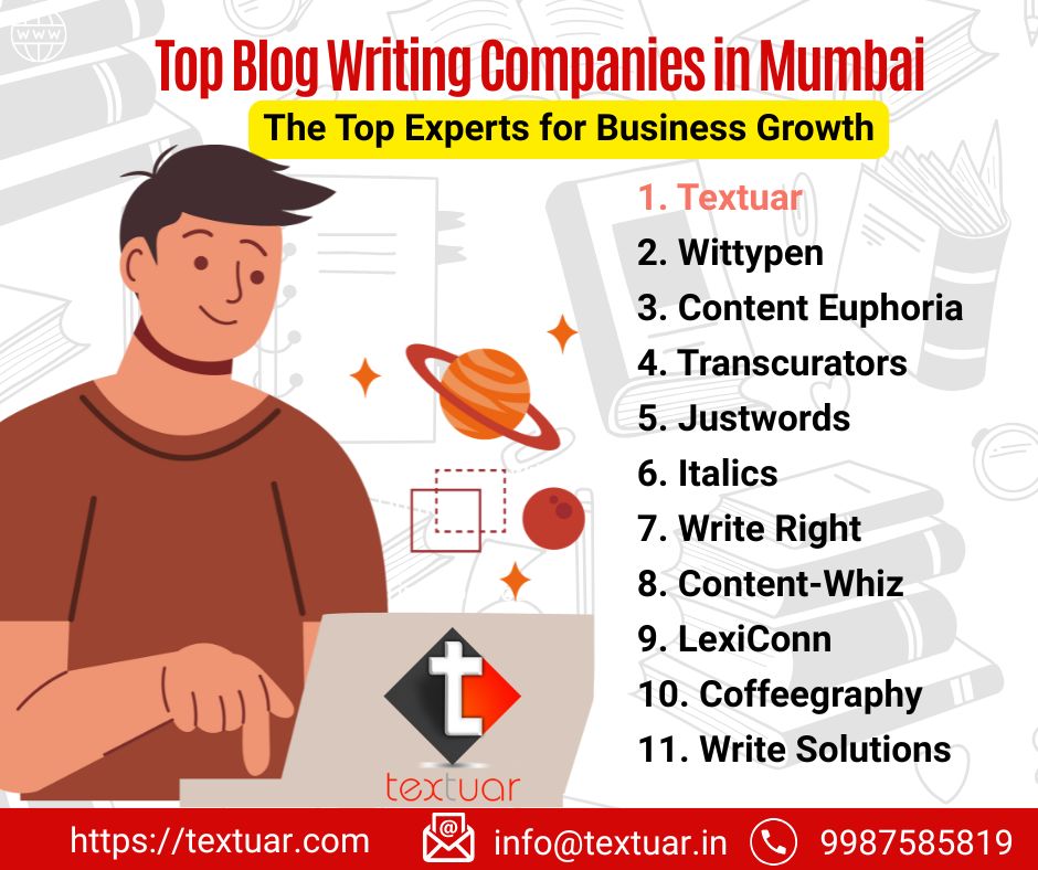 Top blog writing companies in Mumbai