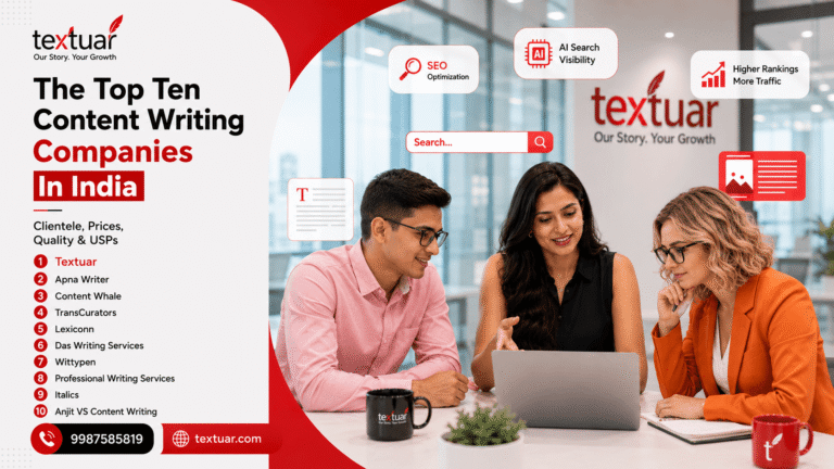 Top 10 Content Writing Companies In India