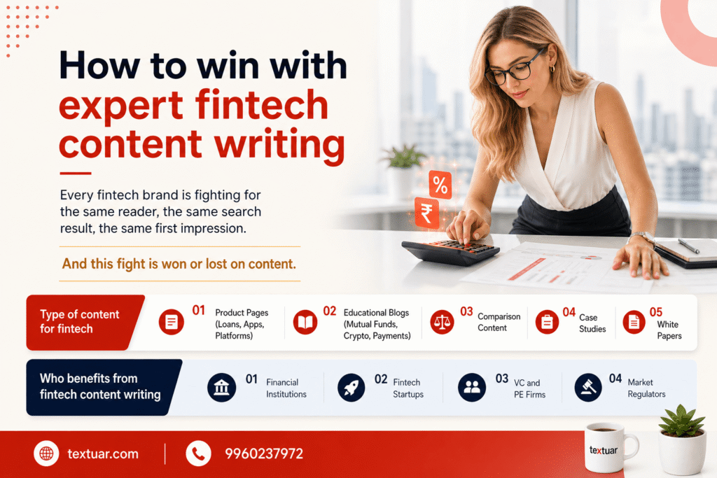 fintech content writing