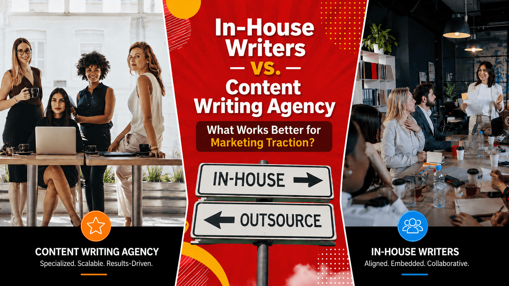 in house team vs content writing agency in India
