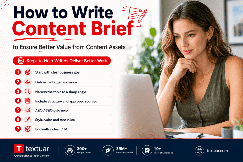 how to write content brief 2026