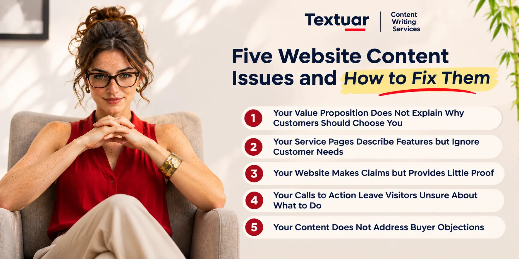 Five Website Content Issues and Fixes