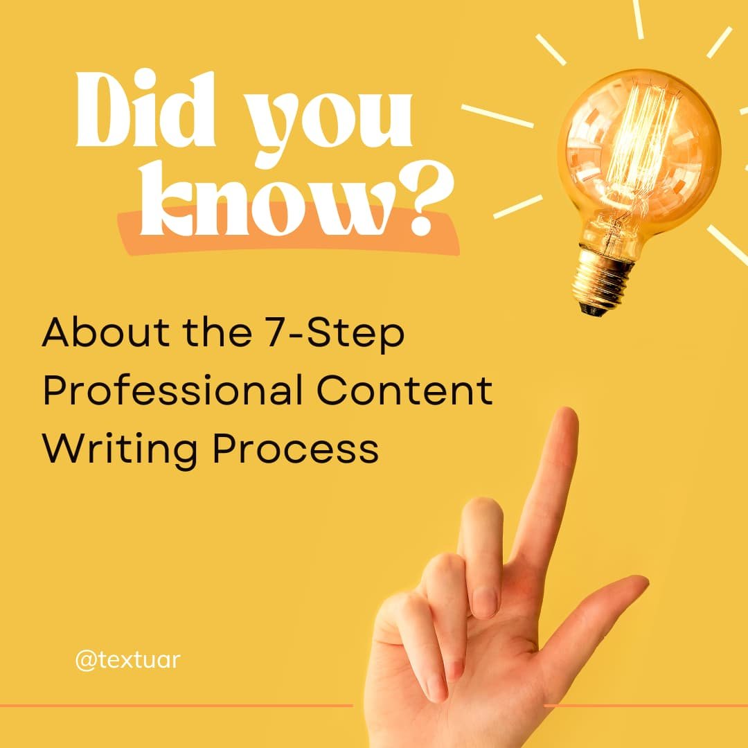 professional content writing process