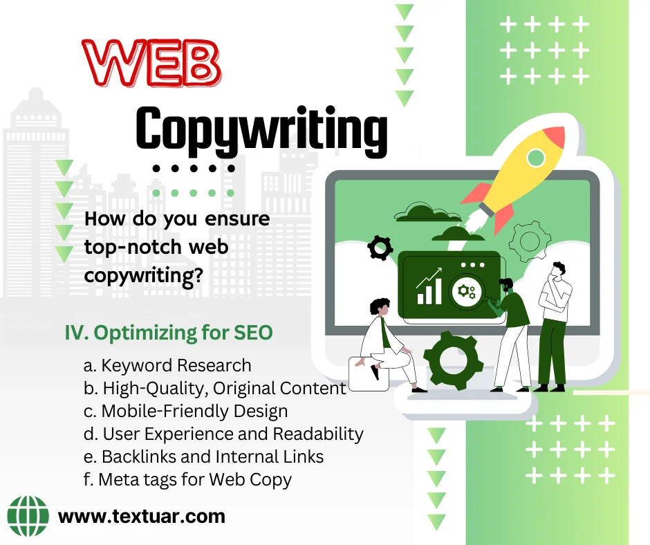 copywriting web content