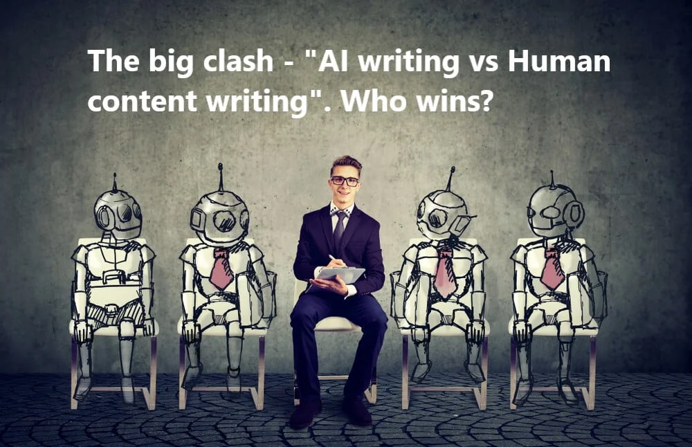 AI writers vs professional content writer