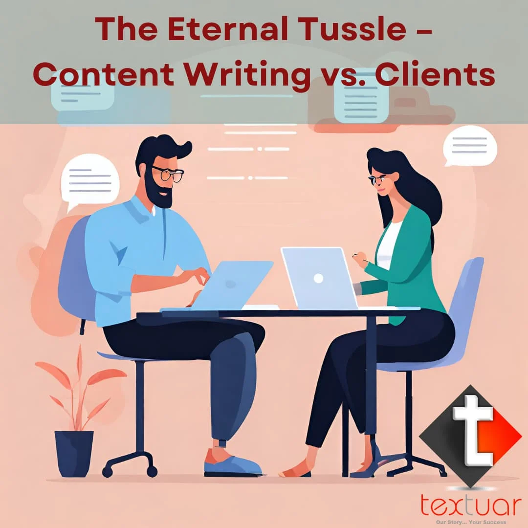 content writing vs clients