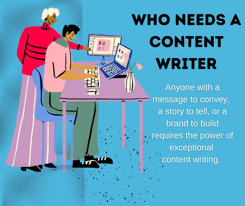 who needs a content writer