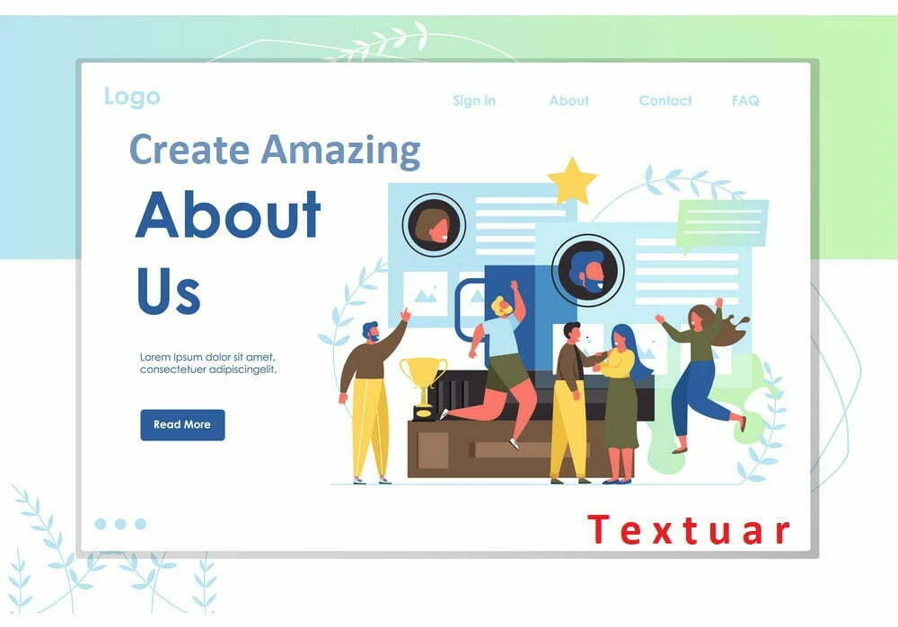 tips to create About us page