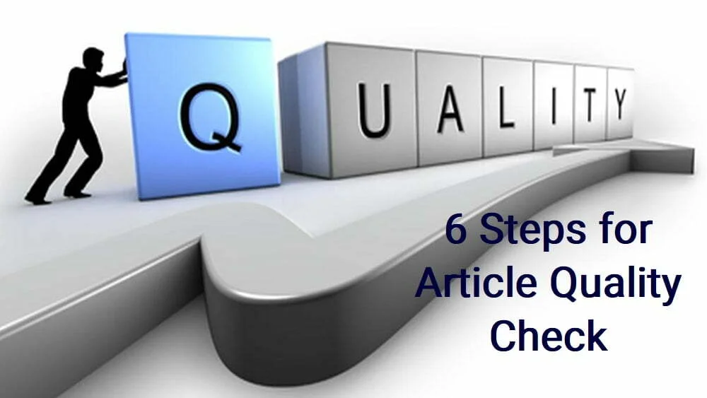 article content quality check