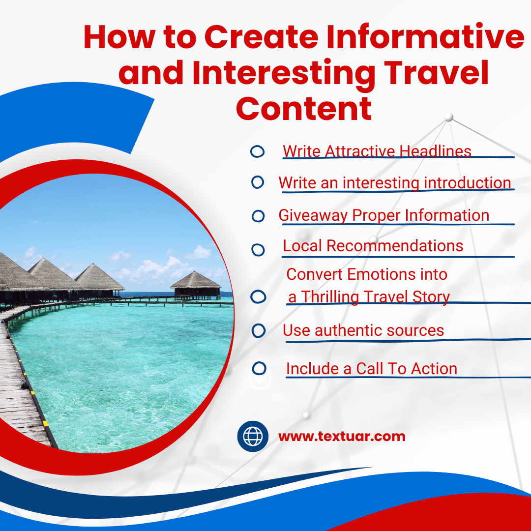 how to create informative and interesting travel content