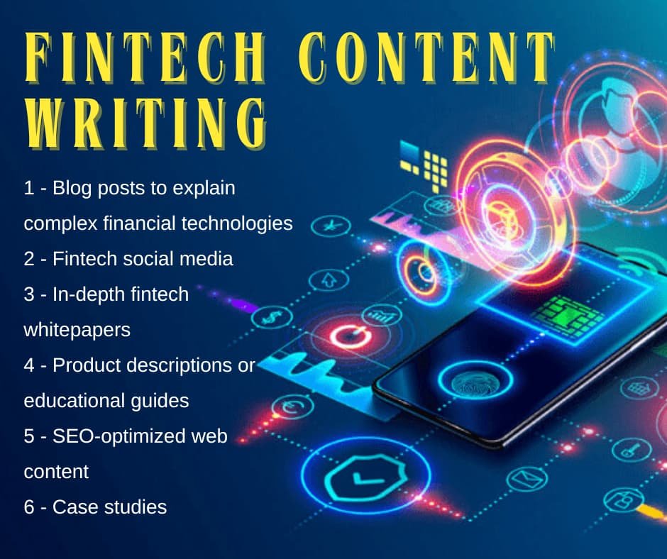 fintech content writing