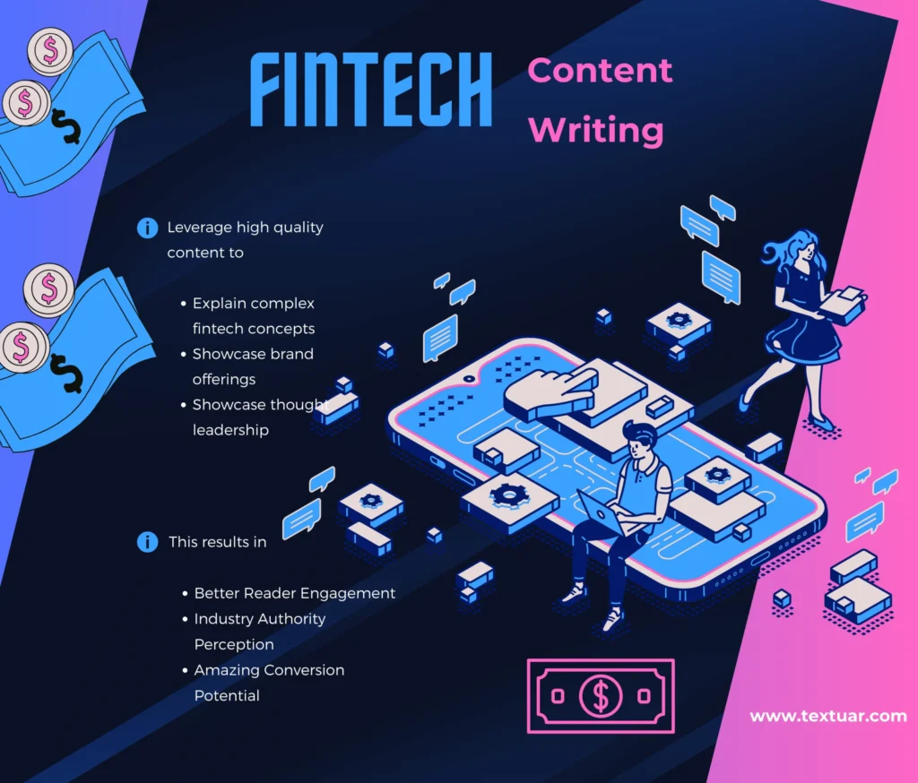 fintech content writing