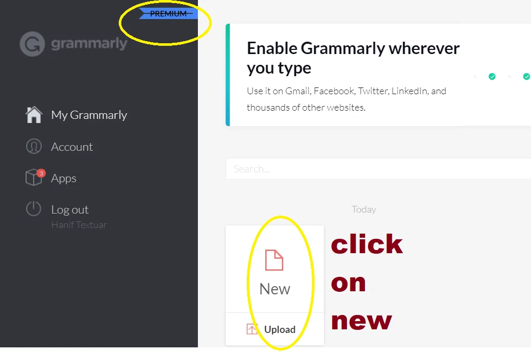 steps to use grammarly
