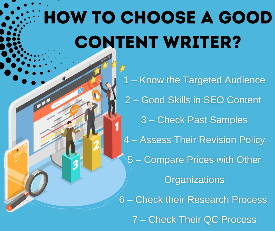 how to choose a good company in content writing services