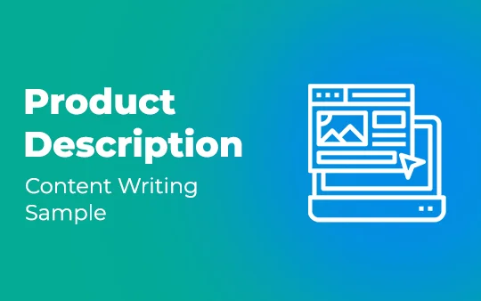 Product description writing samples