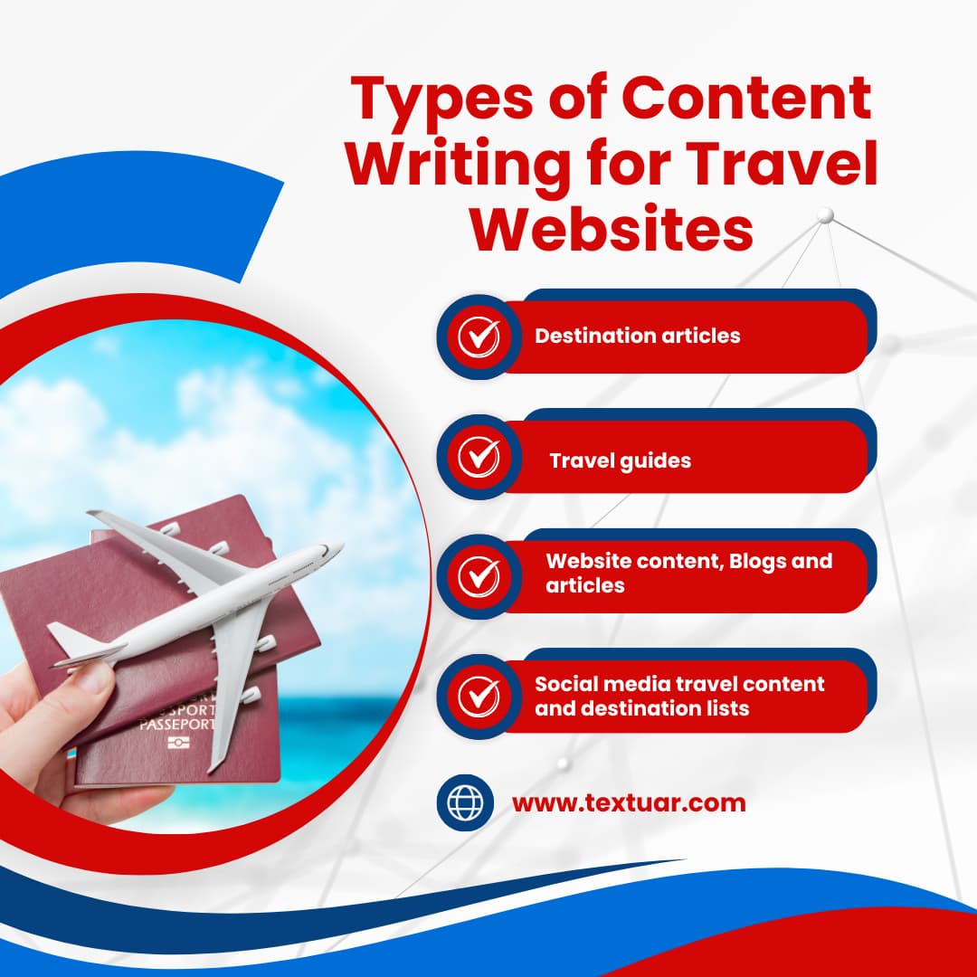 type of content writing for travel websites