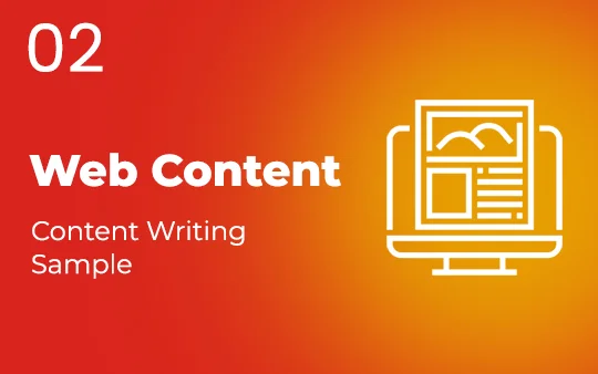 website content writing samples
