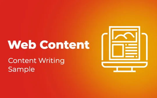 web content writing sample